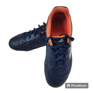 Adidas Copa Soccer Cleats, Boys 3, Black, Orange, Blue w/White Stripes, GUC